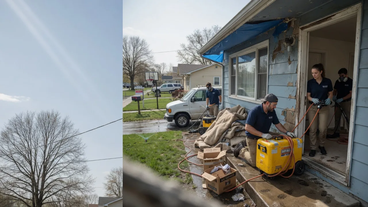 Basement Flood Cleanup in Newtown, IN near me